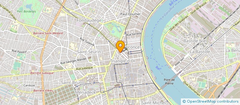localisation de l'entreprise PASSION DEGUSTATION à BORDEAUX