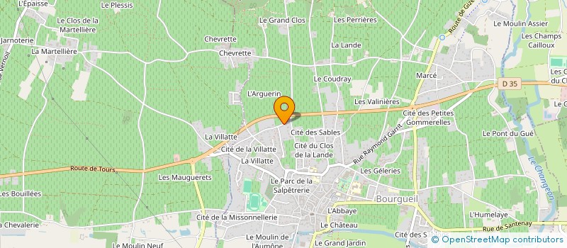localisation de l'entreprise PASSION DES GRAINES à BOURGUEIL