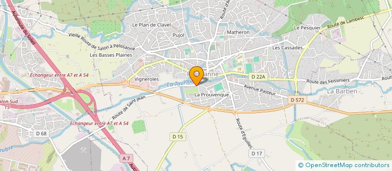 localisation de l'entreprise PASSION DU SPA à PELISSANNE