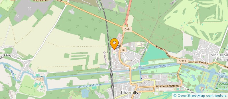 localisation de l'entreprise PASSION ECHECS  CHANTILLY