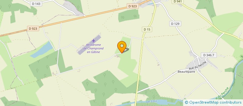 localisation de l'entreprise PASSION ELEVAGE 28 à CHAMPROND-EN-GATINE