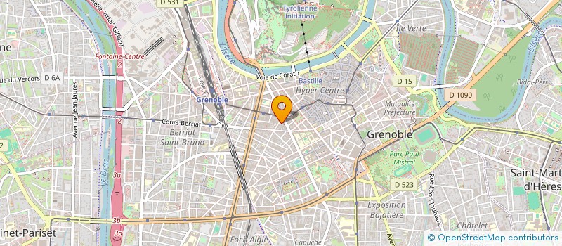 localisation de l'entreprise PASSION'ELLES à GRENOBLE