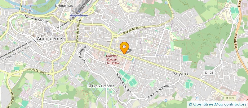 localisation de l'entreprise PASSION ENTOMOLOGIE à ANGOULEME