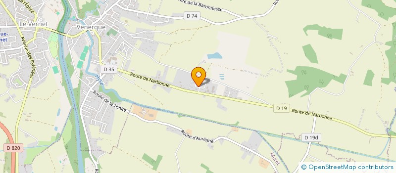 localisation de l'entreprise PASSION EQUITATION à VENERQUE