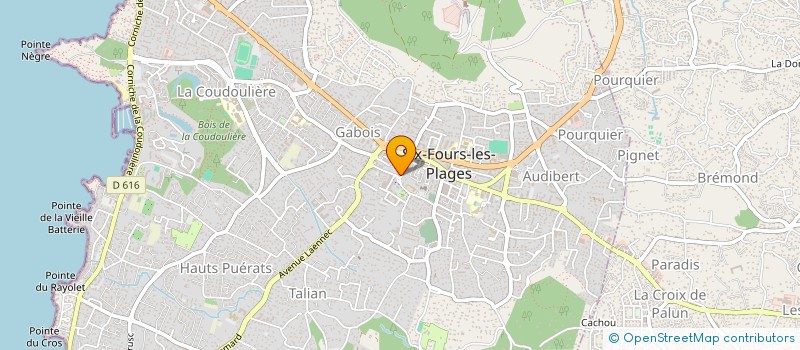 localisation de l'entreprise PASSION ESTAMPES à SIX-FOURS-LES-PLAGES