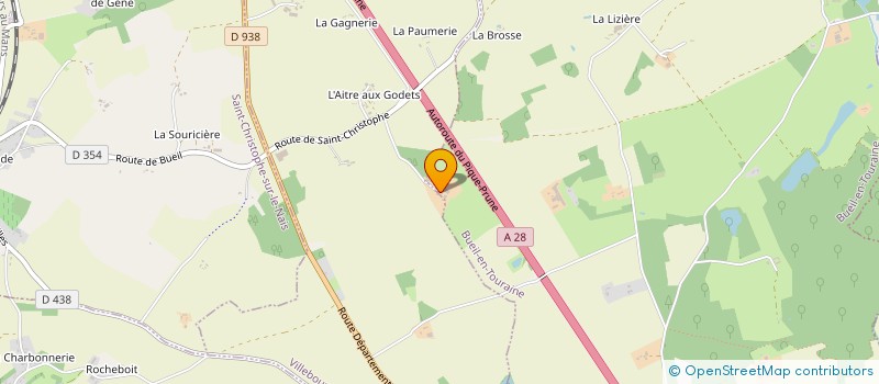 localisation de l'entreprise PASSION ET BONHEUR DES HOLSTYSTARS à BUEIL EN TOURAINE