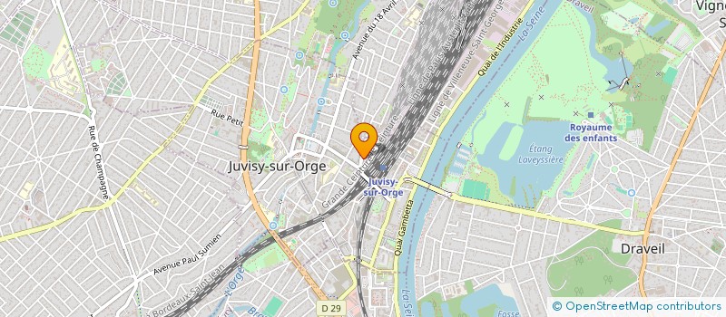 localisation de l'entreprise PASSION ET CHOCOLAT à JUVISY-SUR-ORGE