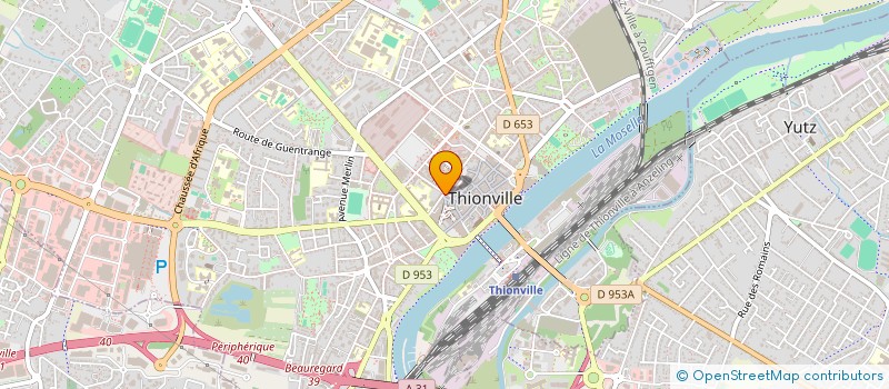 localisation de l'entreprise PASSION ET GOURMANDISE à THIONVILLE