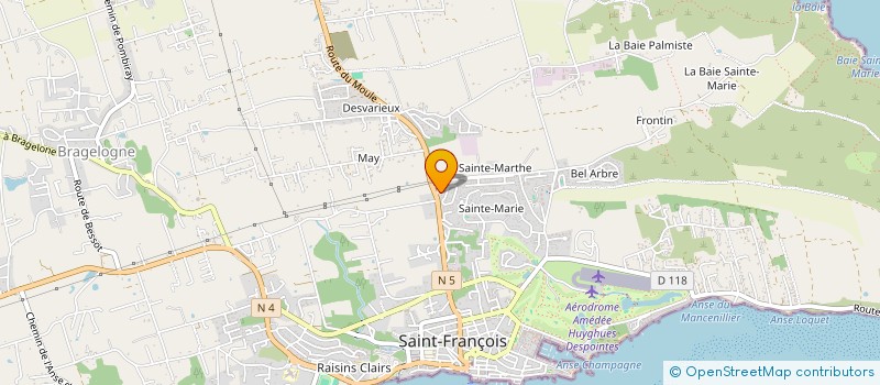 localisation de l'entreprise PASSION ET TRADITION'S  SAINT-FRANCOIS