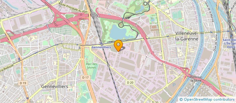 localisation de l'entreprise PASSION ET VOYAGE à GENNEVILLIERS
