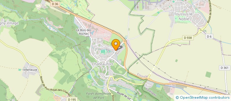 localisation de l'entreprise PASSION ETUDIANTS  CHATEAUFORT