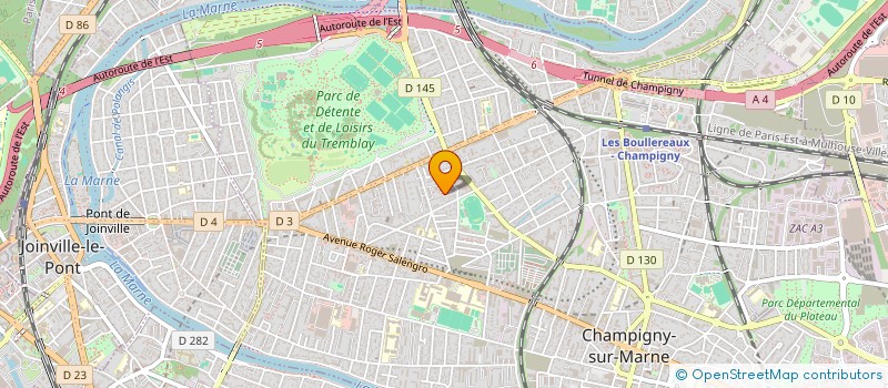 localisation de l'entreprise PASSION EVENT à CHAMPIGNY-SUR-MARNE