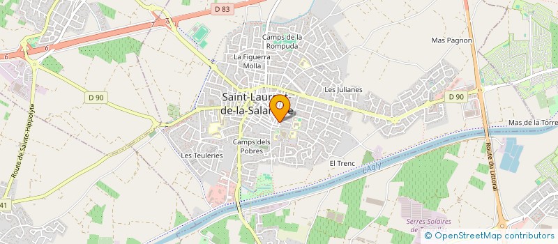 localisation de l'entreprise PASSION FLAMENCA  CLAIRA