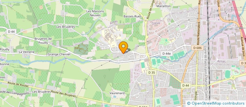 localisation de l'entreprise PASSION FRAICHE  GLEIZE