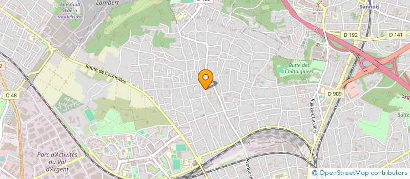 localisation de l'entreprise PASSION FROID SERVICES  ARGENTEUIL