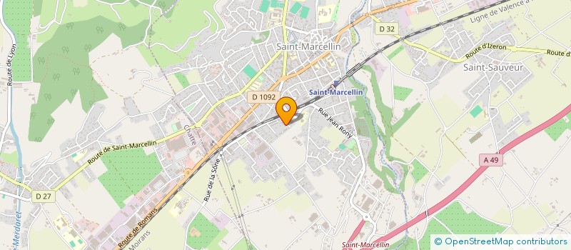 localisation de l'entreprise PASSION GARAGE  SAINT-MARCELLIN