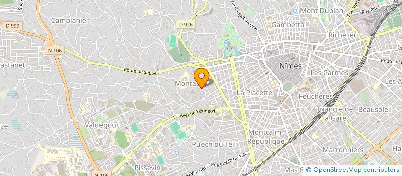 localisation de l'entreprise PASSION GITANE D'OCCITANIE  NIMES