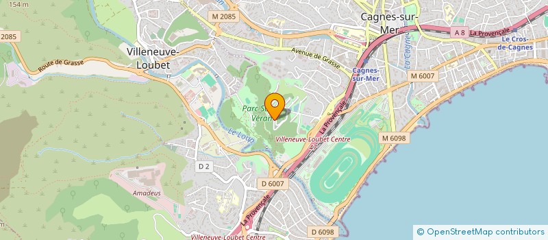 localisation de l'entreprise PASSION GLACES à CAGNES SUR MER