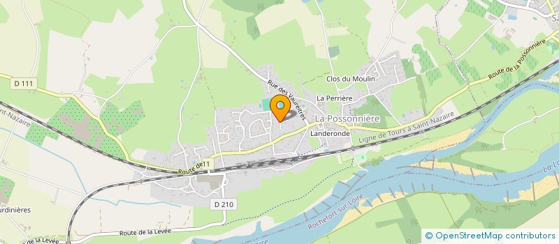 localisation de l'entreprise PASSION GUITARE  LA POSSONNIERE