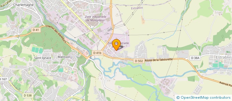 localisation de l'entreprise PASSION GYM ESTRABLIN SEPTEME  ESTRABLIN