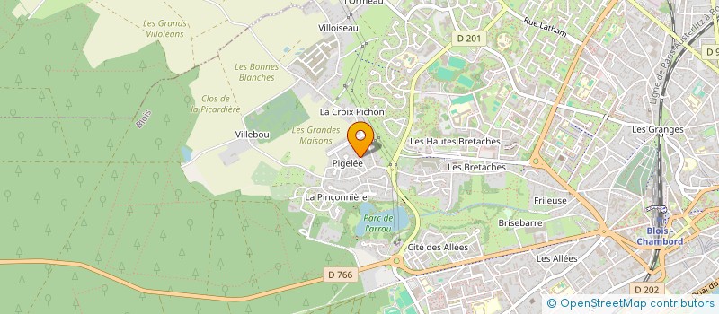 localisation de l'entreprise PASSION HABITAT  BLOIS