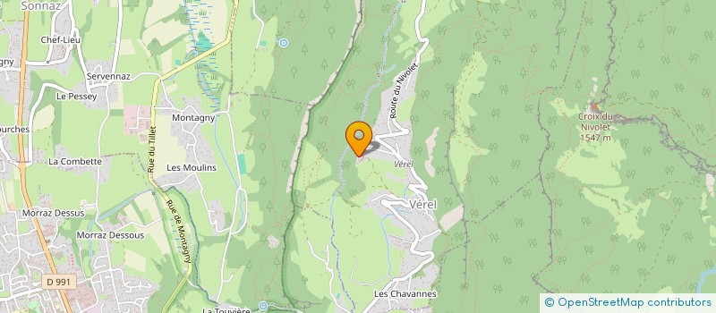 localisation de l'entreprise PASSION JARDINIER PIERRE ROCHAIX  VEREL-PRAGONDRAN