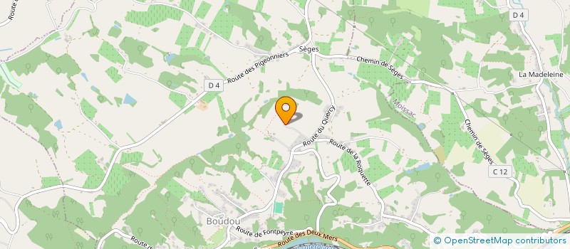 localisation de l'entreprise PASSION KANINE  BOUDOU