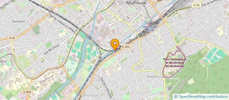 localisation de l'entreprise PASSION MECA  MULHOUSE