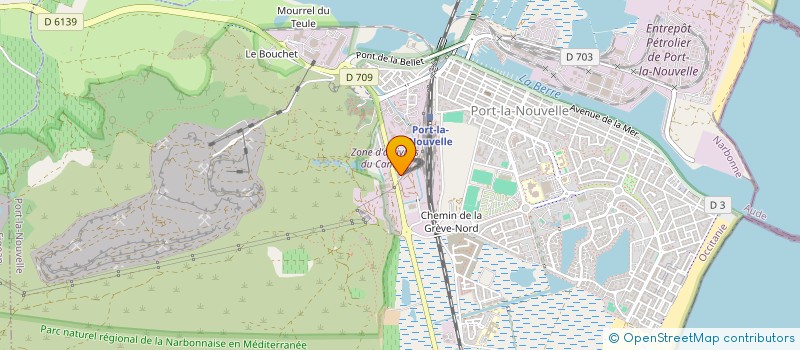 localisation de l'entreprise PASSION MECANIQUE  PORT-LA-NOUVELLE