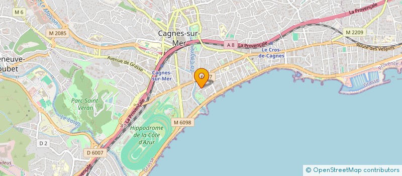 localisation de l'entreprise PASSION MINI OGP  CAGNES-SUR-MER