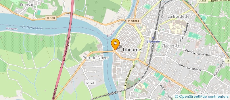 localisation de l'entreprise PASSION MODELISME à LIBOURNE