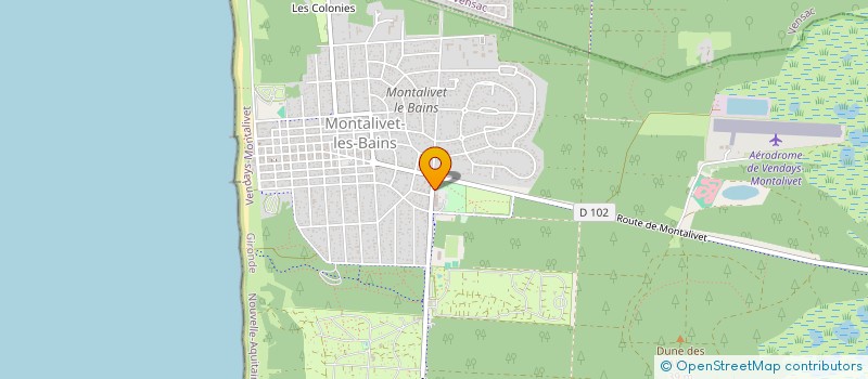 localisation de l'entreprise PASSION MONTA  VENDAYS-MONTALIVET