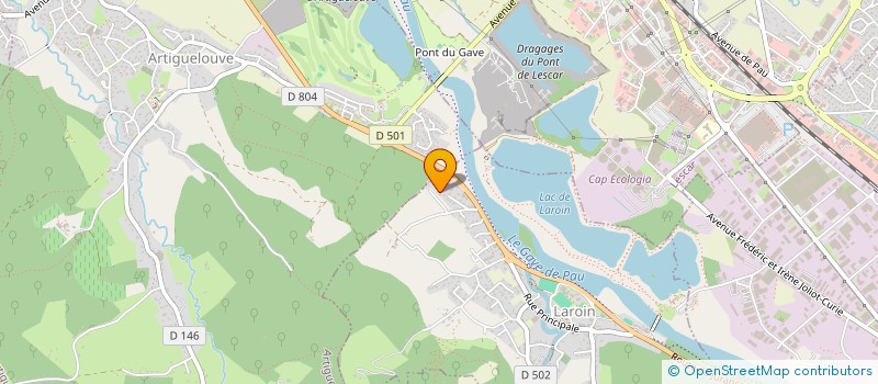 localisation de l'entreprise PASSION MOTO PISTE  ORGANISATION  LAROIN