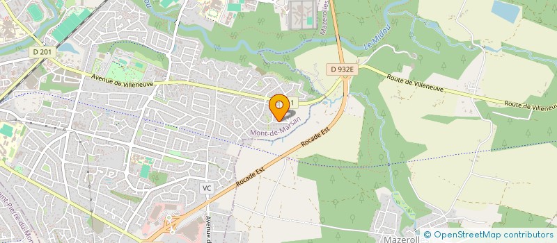 localisation de l'entreprise PASSION NATURE  MONT-DE-MARSAN