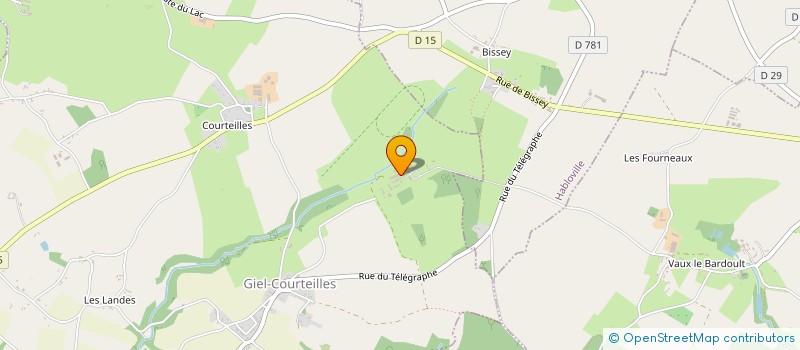 localisation de l'entreprise PASSION NO LIMIT  GIEL-COURTEILLES