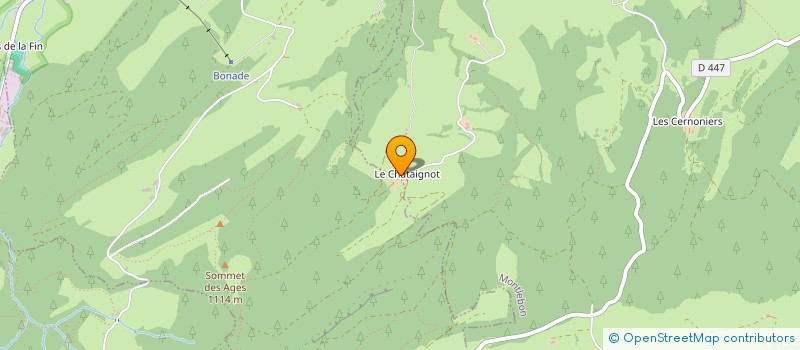 localisation de l'entreprise PASSION NORDIQUE  MONTLEBON