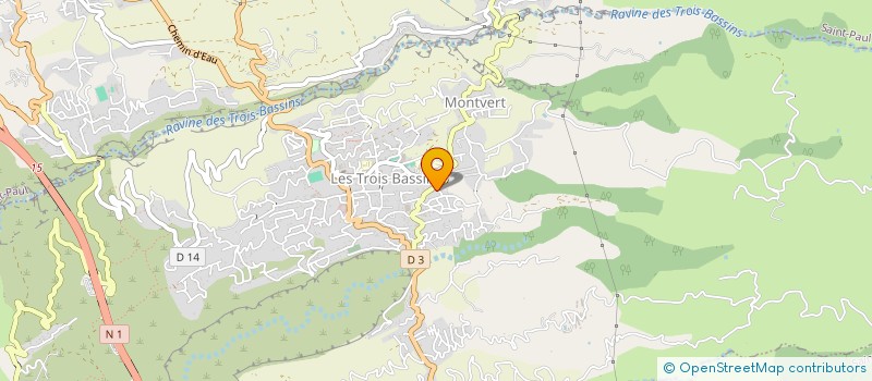 localisation de l'entreprise PASSION OLDS MOTORSPORT GARAGE  LES TROIS-BASSINS