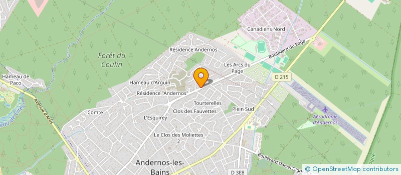 localisation de l'entreprise PASSION OPTIQUE à ANDERNOS-LES-BAINS