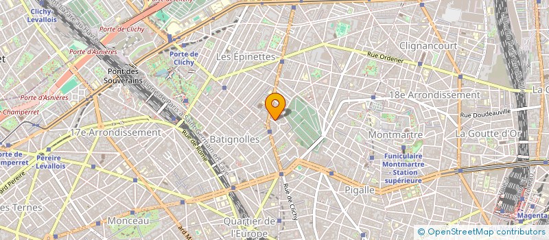 localisation de l'entreprise PASSION OR NOTHING  PARIS