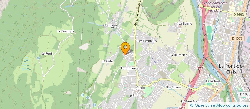 localisation de l'entreprise PASSION ORIGAMI à CLAIX
