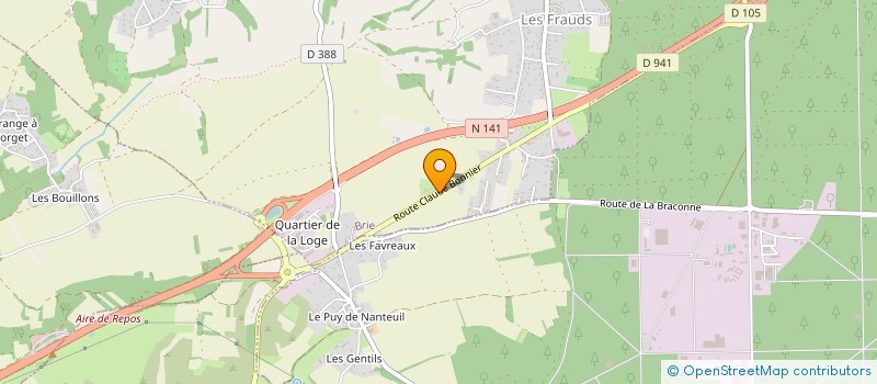 localisation de l'entreprise PASSION PAYSAGE 16  BRIE