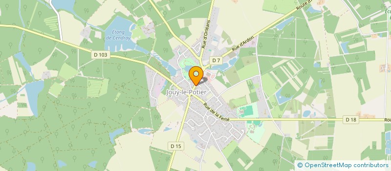 localisation de l'entreprise PASSION PAYSAGE à JOUY-LE-POTIER