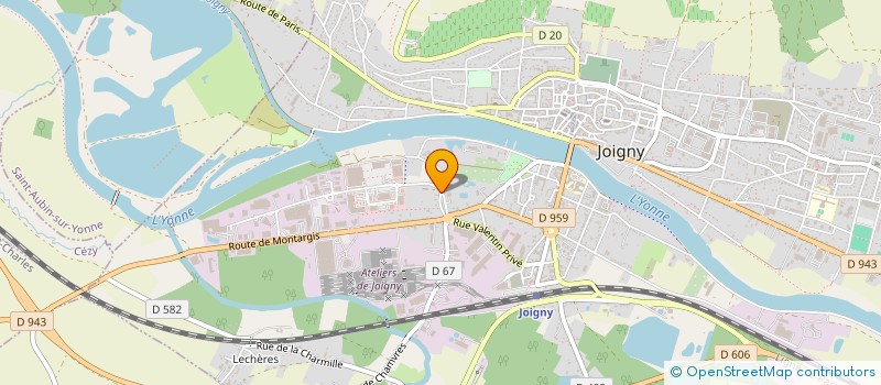 localisation de l'entreprise PASSION PECHE YONNE à JOIGNY