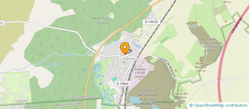 localisation de l'entreprise PASSION PETANQUE  DANNES