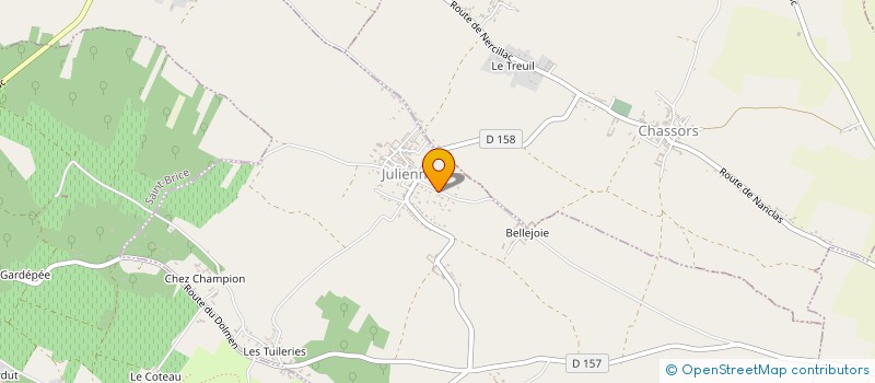 localisation de l'entreprise PASSION PLUMES ET CIES à JULIENNE