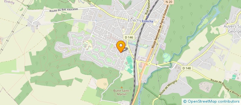 localisation de l'entreprise PASSION PREVENTION  ETRECHY