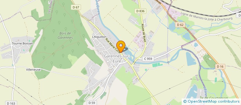 localisation de l'entreprise PASSION RALLYE TT 27  GARENNES-SUR-EURE