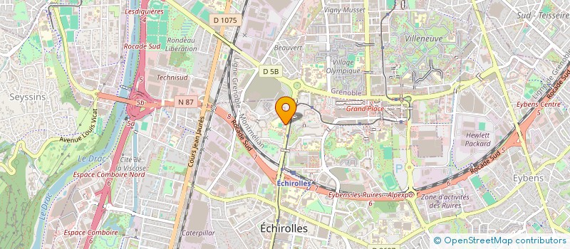 localisation de l'entreprise PASSION REALISATION  ECHIROLLES