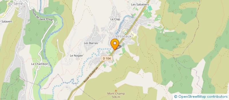 localisation de l'entreprise PASSION RENOV' à VESSEAUX