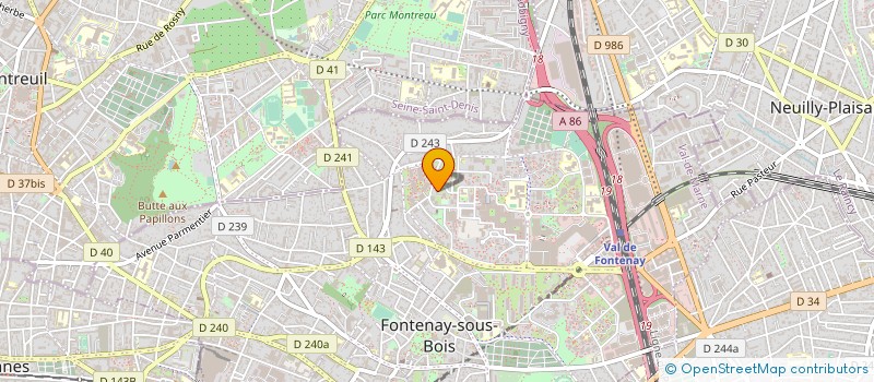 localisation de l'entreprise PASSION RESTAU à FONTENAY-SOUS-BOIS
